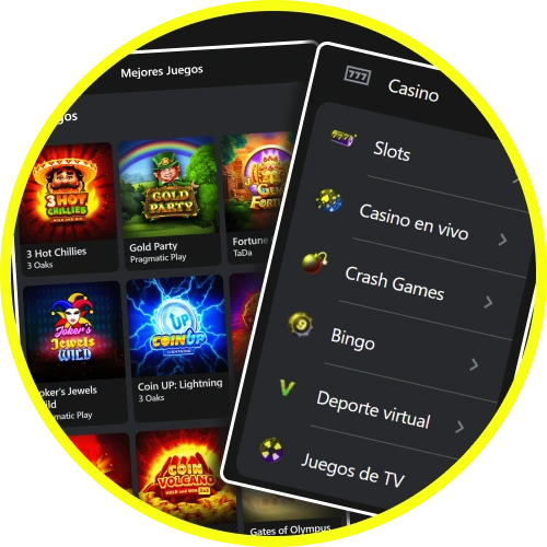 Disfrutá del catálogo completo de casino en Fortunazo Argentina.