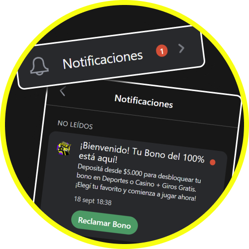 Recibí notificaciones push con promociones activas en Fortunazo.